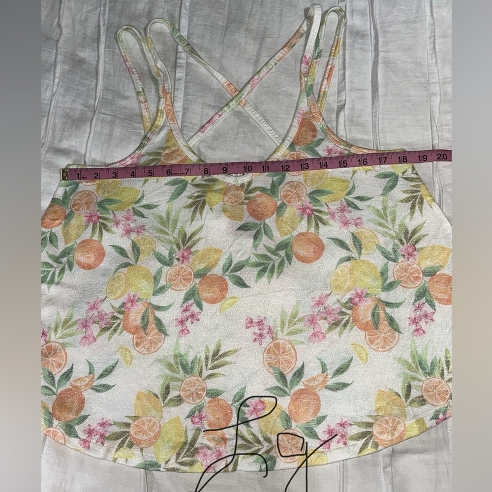 Z Supply In The Swing White Citrus Strappy Tank Top NWT - Picture 14 of 16